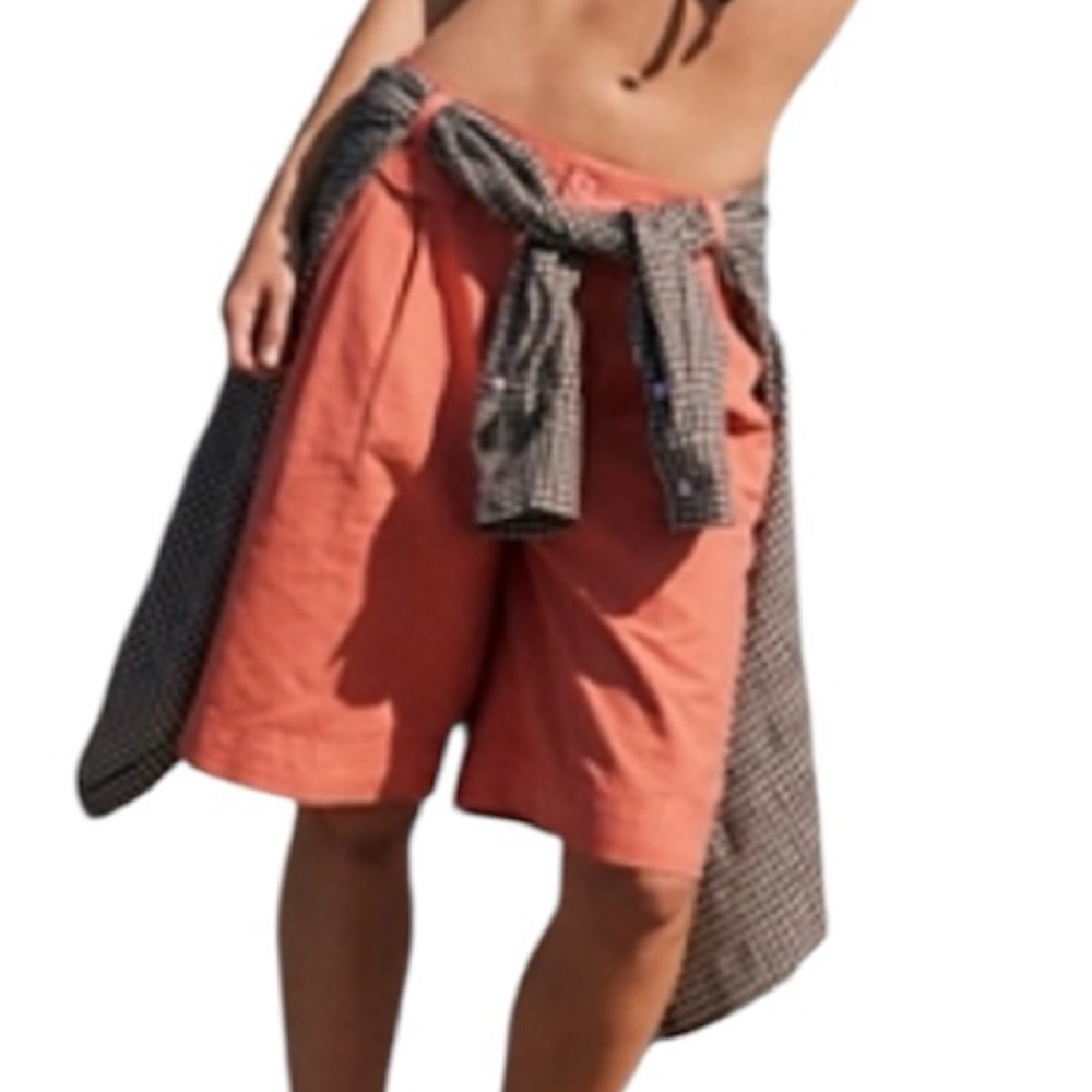 Free People Say So Trouser Shorts Coral Size 10